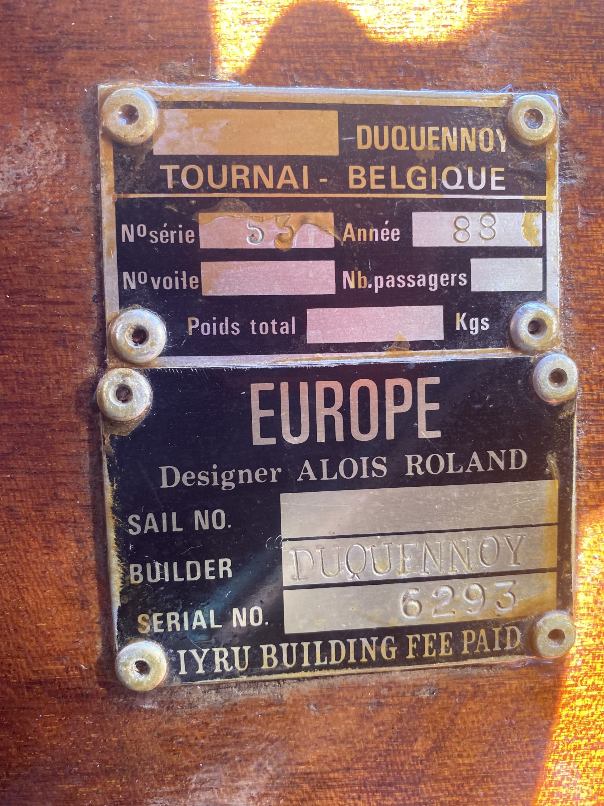 Moth Europe Roland, de 1988